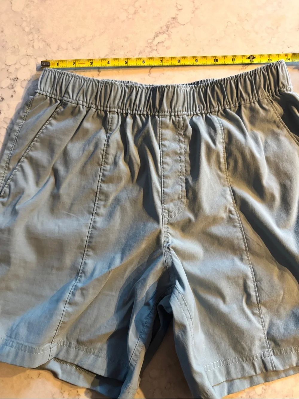 The North Face Men’s S Lightweight Hiking Camp Shorts Zip Pocket Sage Grey